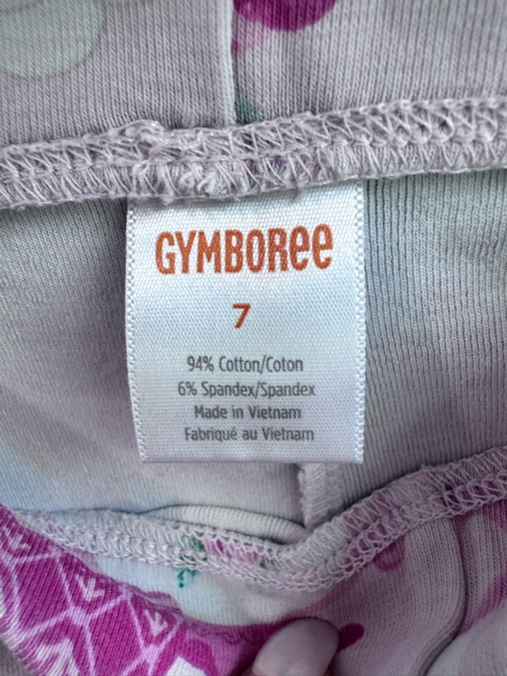 Gymboree Girls Tea Party Top & 2 Capri Leggings Lot Size 7/8 Pink Floral - Picture 12 of 16